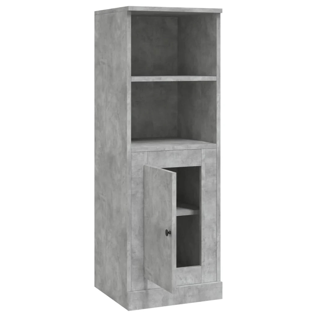 Buffet credenza cassettiera mobiletto mobile contenitore organizer per cucina soggiorno salotto alto 36 x 35,5 x 103,5 cm legno ingegnerizzato grigio 02_0034430