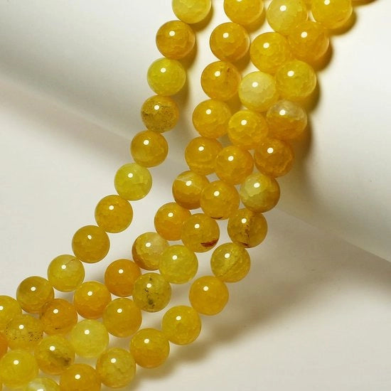 Kralen 6 mm 60 pezzi Drakone Acquamarina con Foro Perle Naturali Ronde Libere per la Creazione di Gioielli Bracciali Collane
