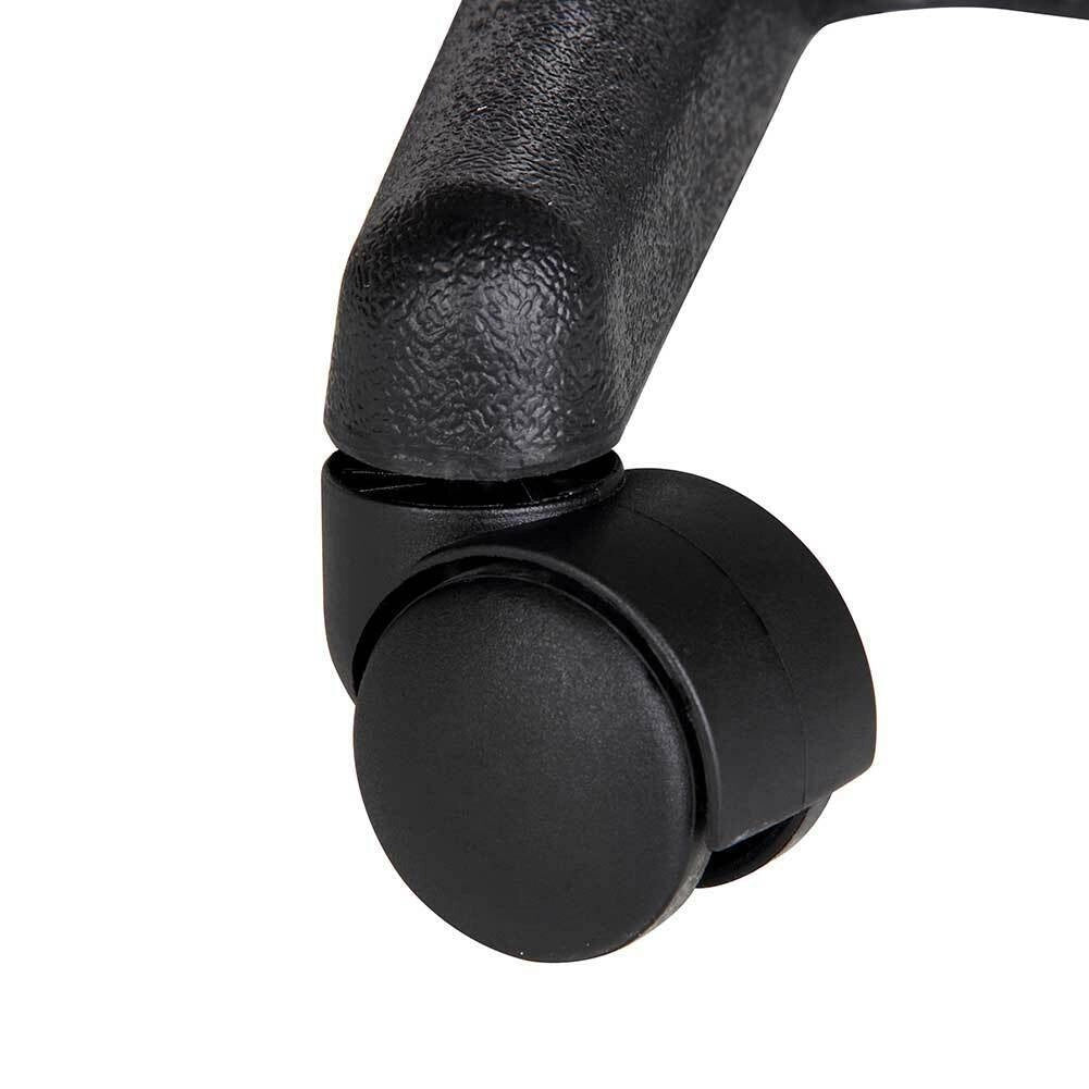 Sgabello Estetista Girevole Seduta Imbottita 10cm Ecopelle Salone Studio Bianco