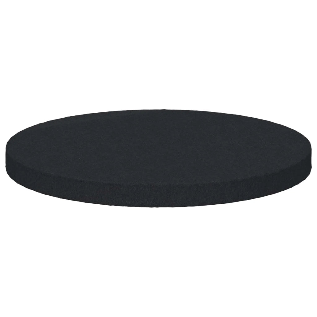 Pannelli per Piedi di Mobili 2 pz Nero ? 30 x 2 mm EVA CFW1346065