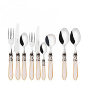 ALADDIN Ghiera Argento Anticato, Posate Set 44 Pz, Scatola