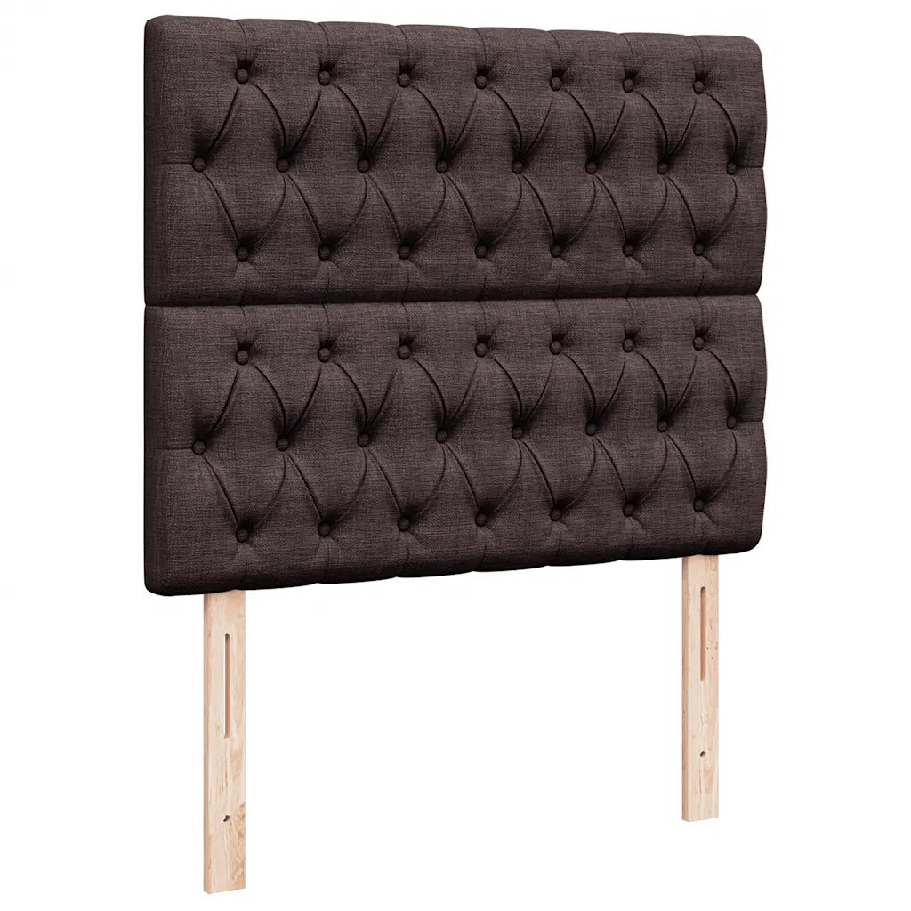 vidaXL Struttura Letto Pouf con Materasso 80x200 cm in Tessuto