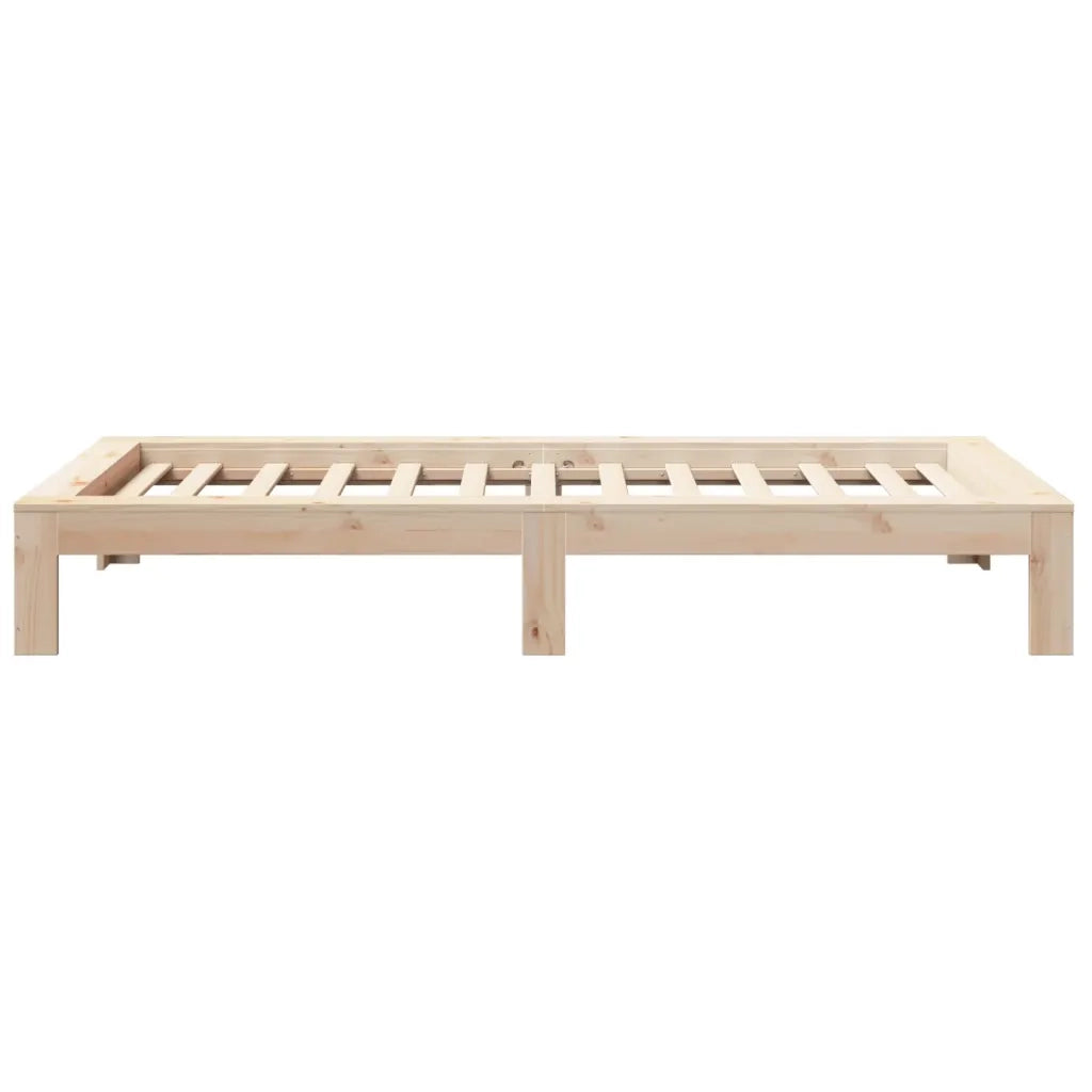 Letto senza Materasso 90x190 cm in Legno Massello di Pino 855337