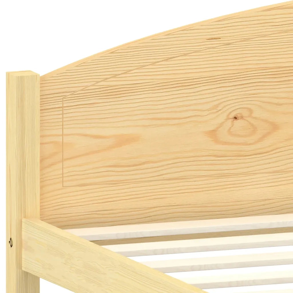 Giroletto senza Materasso 160x200 cm in Legno Massello di Pino