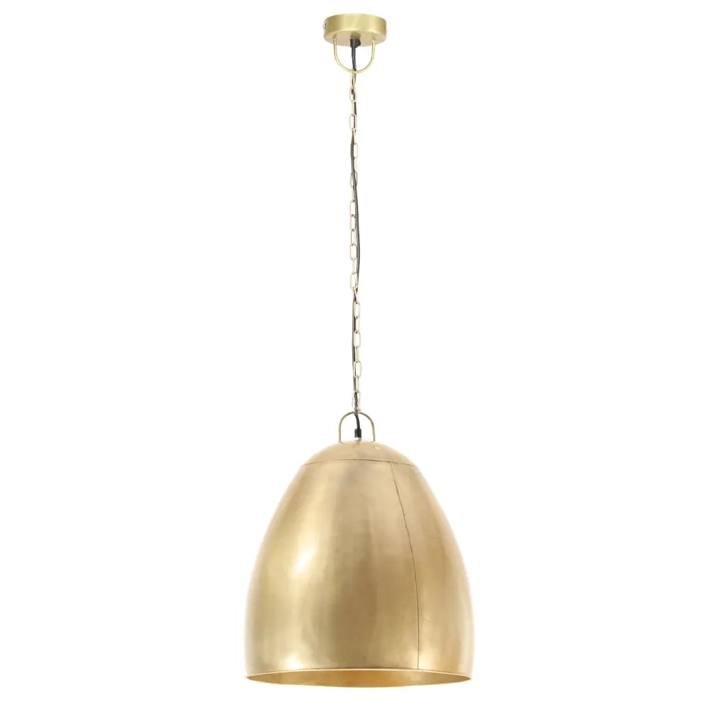 Lampada a Sospensione Industriale 25 W Ottone Rotonda 42 cm E27 cod mxl 63395
