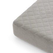 Protezione per materasso con imbottitura in spugna, Coprimaterasso?in velluto di lussoa con fondo antiscivolo Grigio 200x180cm-Arredo letto
