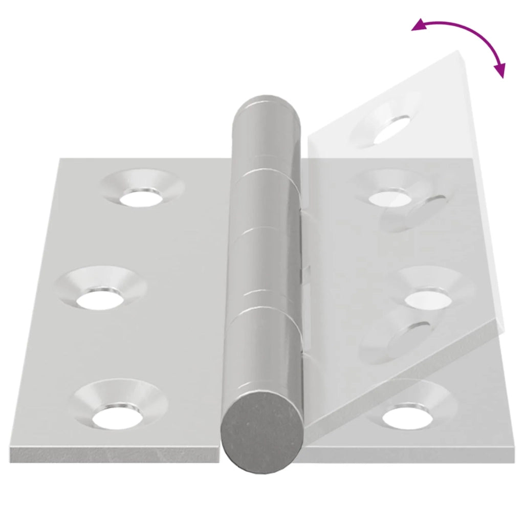 Cerniera 720 pcs Argento 50 x 38 x 1,3 mm Acciaio