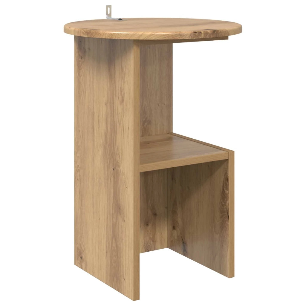 Tavolo laterale Rovere Artigianale Ø 39,5 x 55 cm