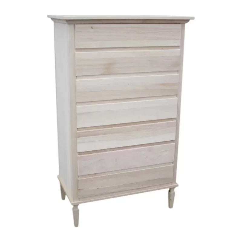 Cassettiera in legno 7 cassetti grezzo l.85 p.47 h.138 (1921) - Mobili 2G