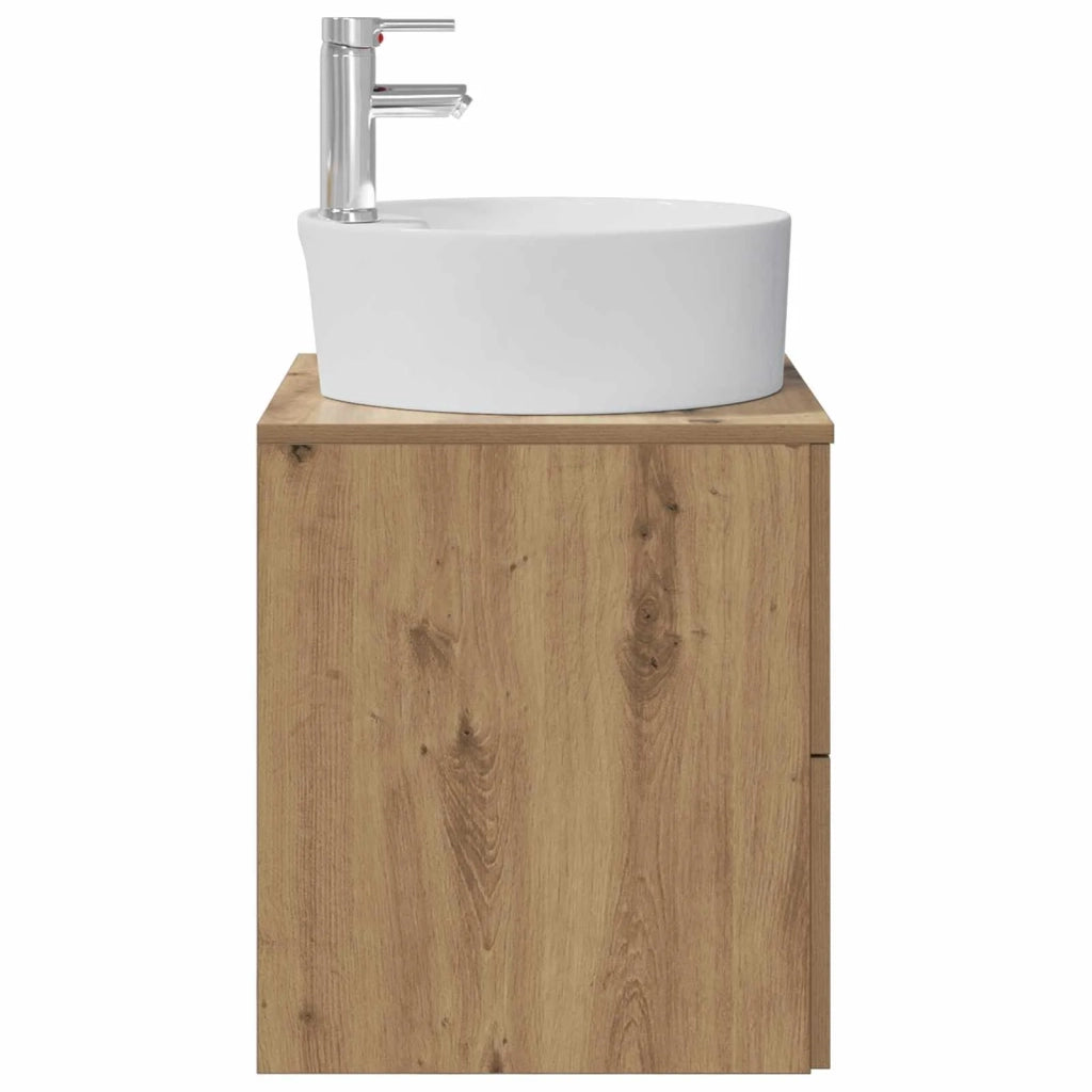 Mobile Lavabo da Parete Rovere Artigianale 49,5 x 44,5 x 65 cm