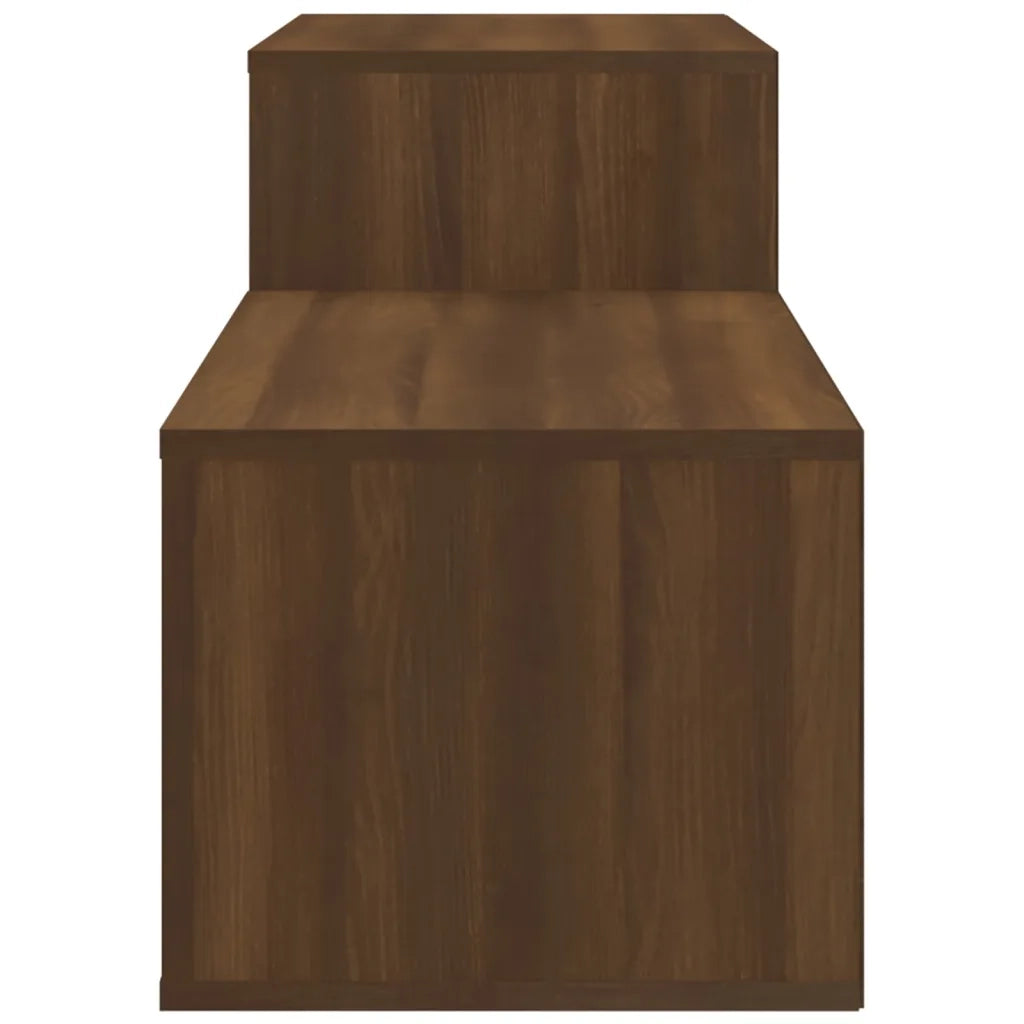 Scarpiera Rovere Marrone 150x35x45 cm in Legno Multistrato 816919