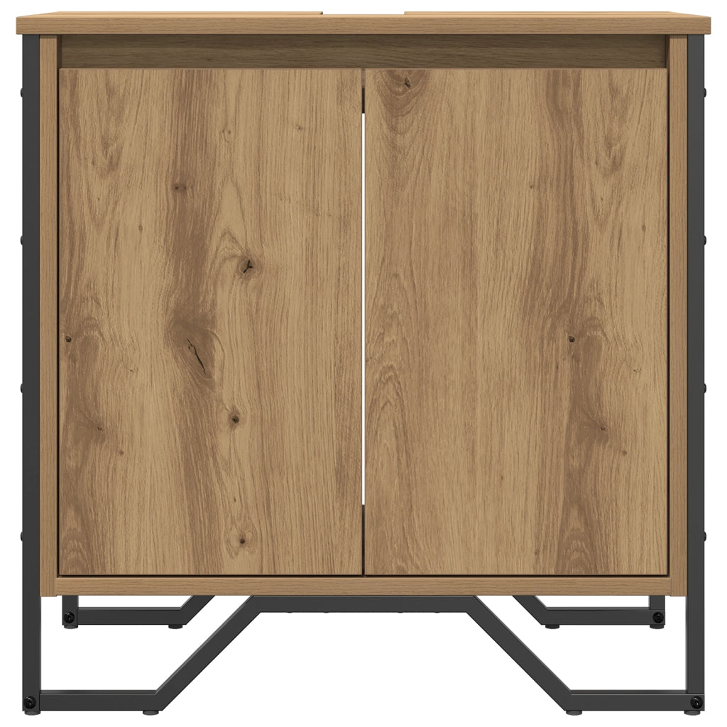 Mobile da bagno Rovere Artisan 60x35x50 cm Legno ingegnerizzato