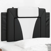 Cuscino Testiera Viana Nero e Bianco 90 cm in Similpelle 374772