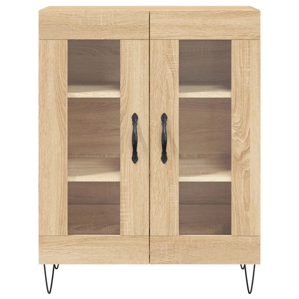 Credenza Rovere Sonoma 69,5x34x180 cm in Legno Multistrato 3198308