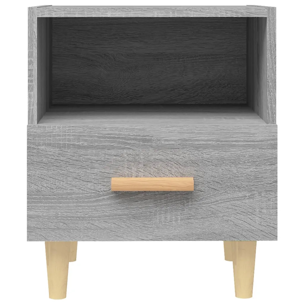 Comodino Grigio Sonoma 40x35x47 cm cod mxl 31297