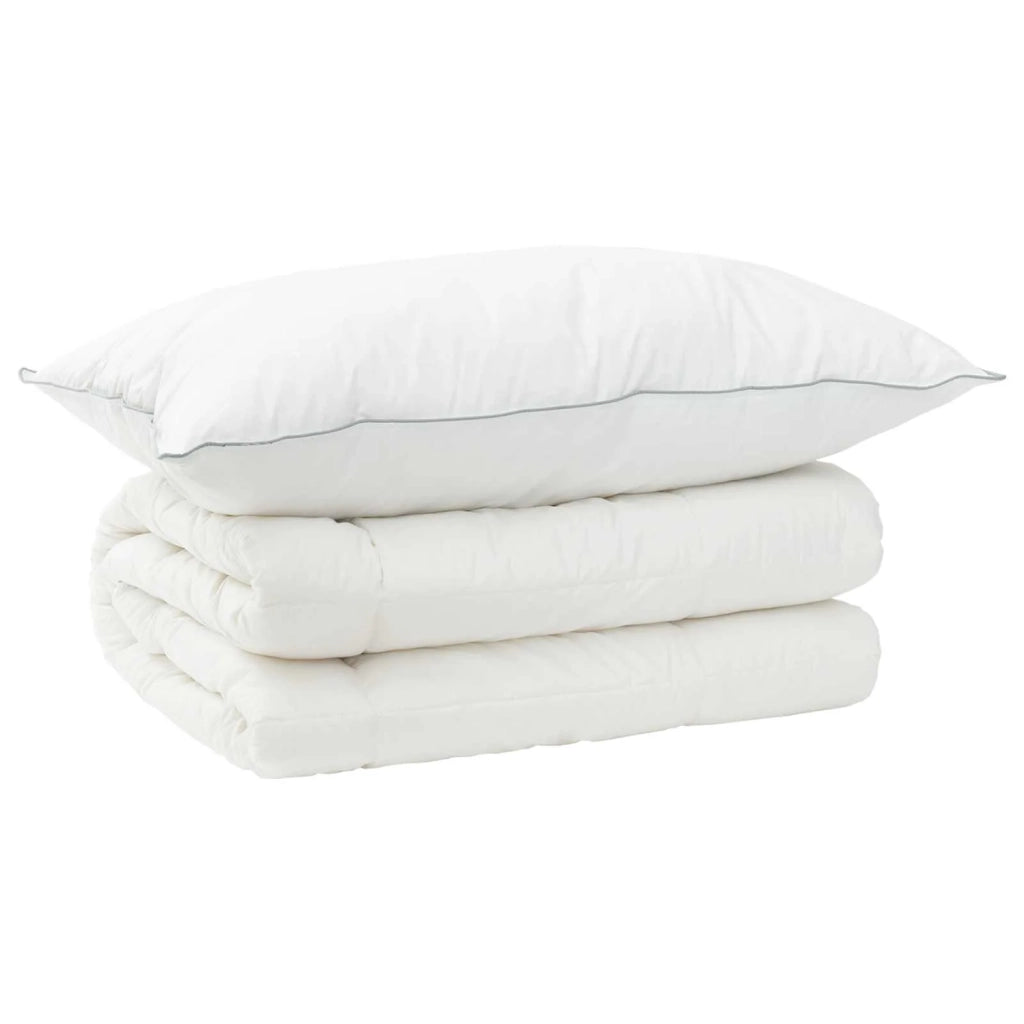 Set di piumone e cuscini 2 pcs 137x200 cm 4 stagioni 350 GSM 3440925