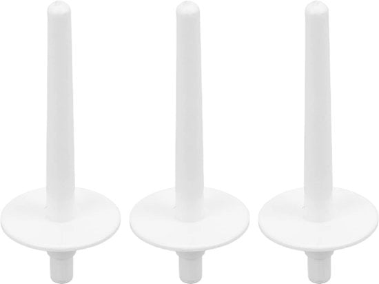 Kit di sostituzione per chiodi a molla - 3 pezzi - Macchina da cucire per uso domestico - Resina sintetica resistente - Supporto aggiuntivo per ganci di filo - Ganci di filo con gola ampia