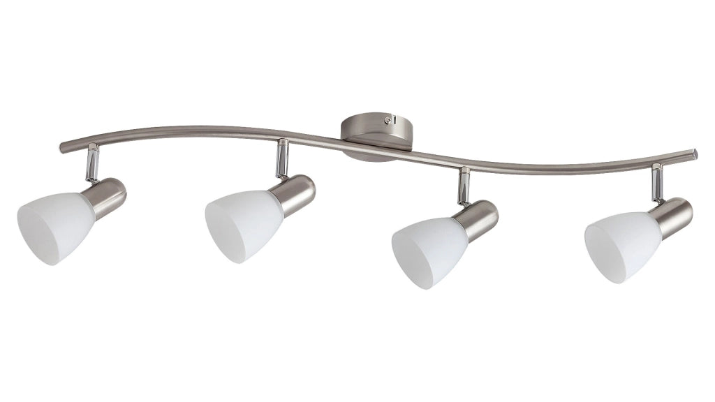 Plafoniera Rabalux Soma 4xE14 cromo satinato 70cm metallo
