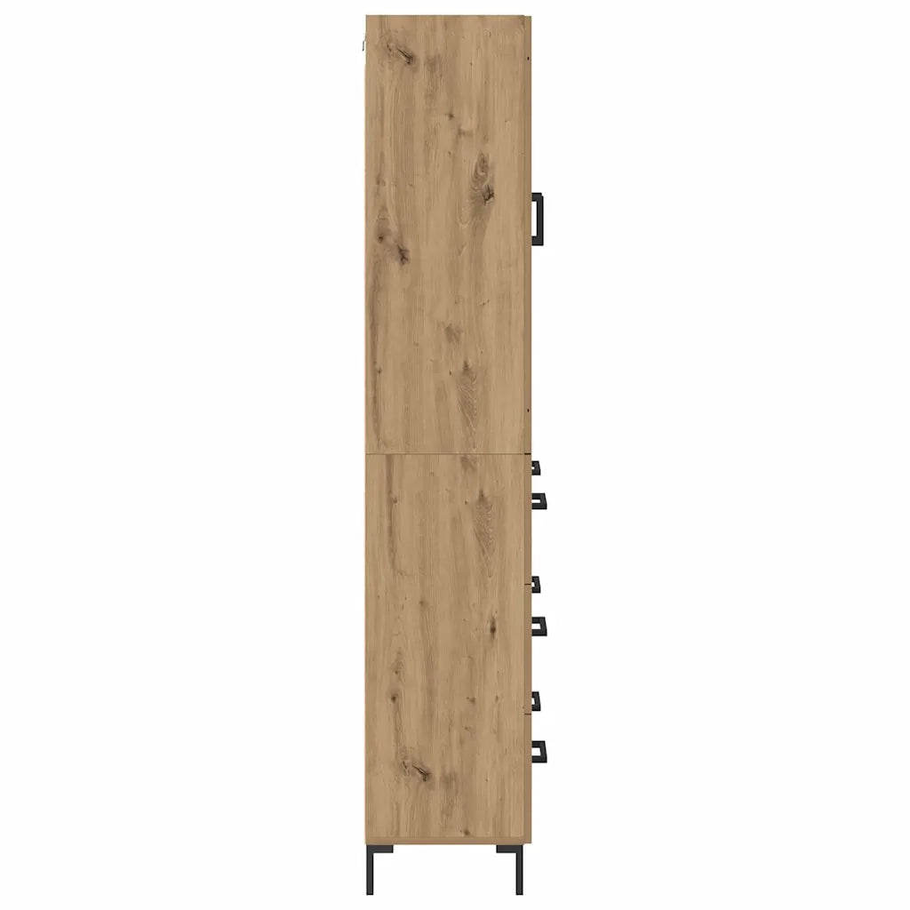 Credenza 2 pcs Rovere artigianale 69,5 x 34 x 180 cm 3415925
