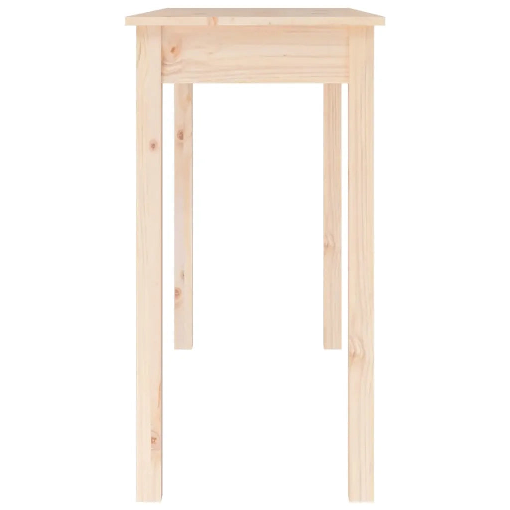 Tavolo Consolle 110x40x75 cm in Legno Massello di Pino cod mxl 29808