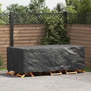 vidaXL Copertura per mobili da esterno Nero 229 x 113 x 73 cm 210D