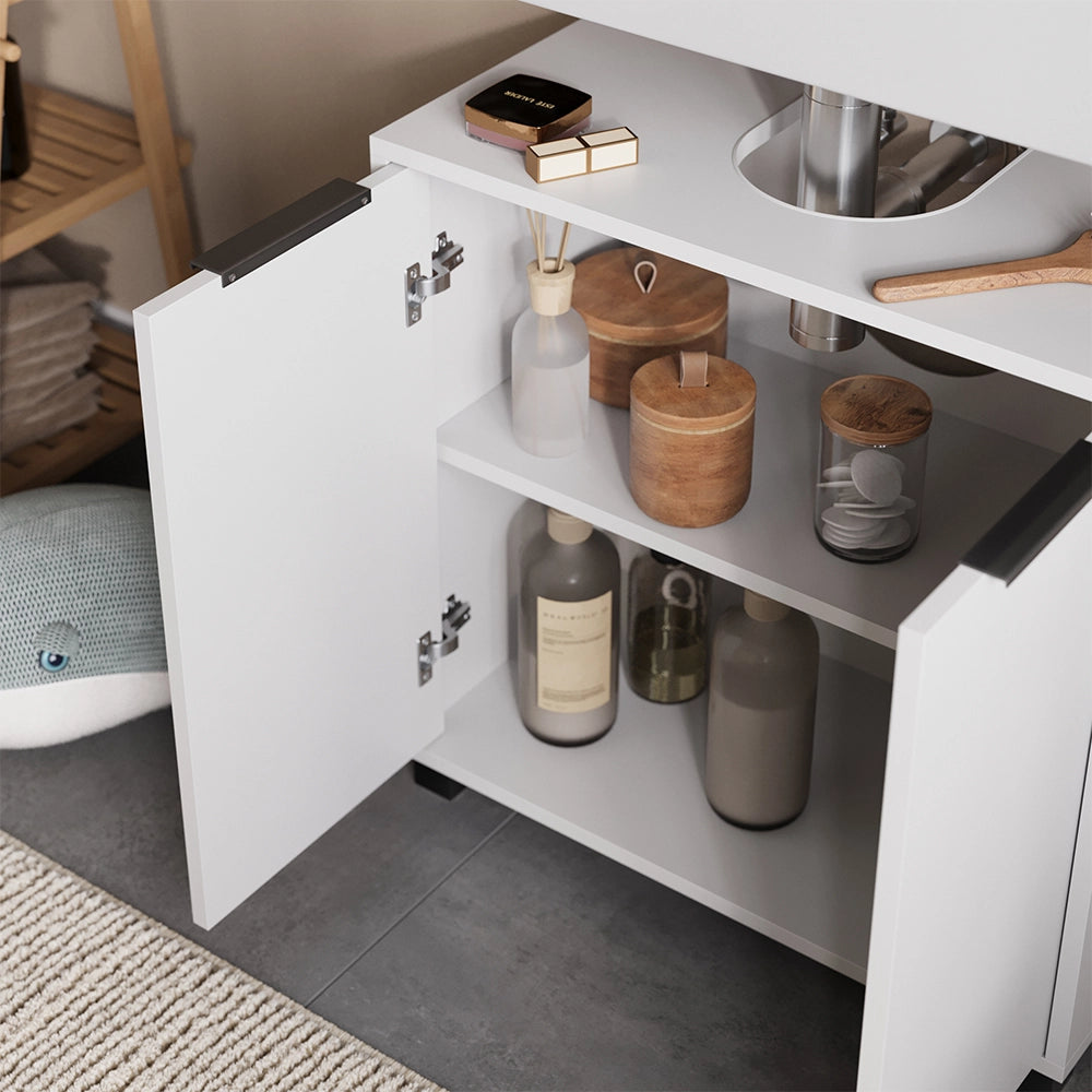 Vicco Set di mobili da bagno Bianco 2 parti