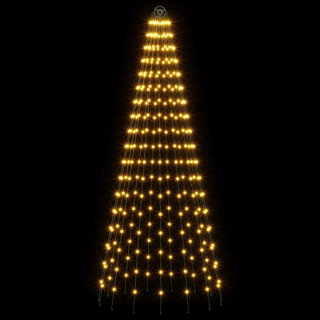 Luci per albero di Natale con picchetti e asta per bandiera 3468898
