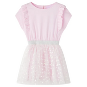 Abito da Bambina con Volant Rosa Chiaro 92cod mxl 132239