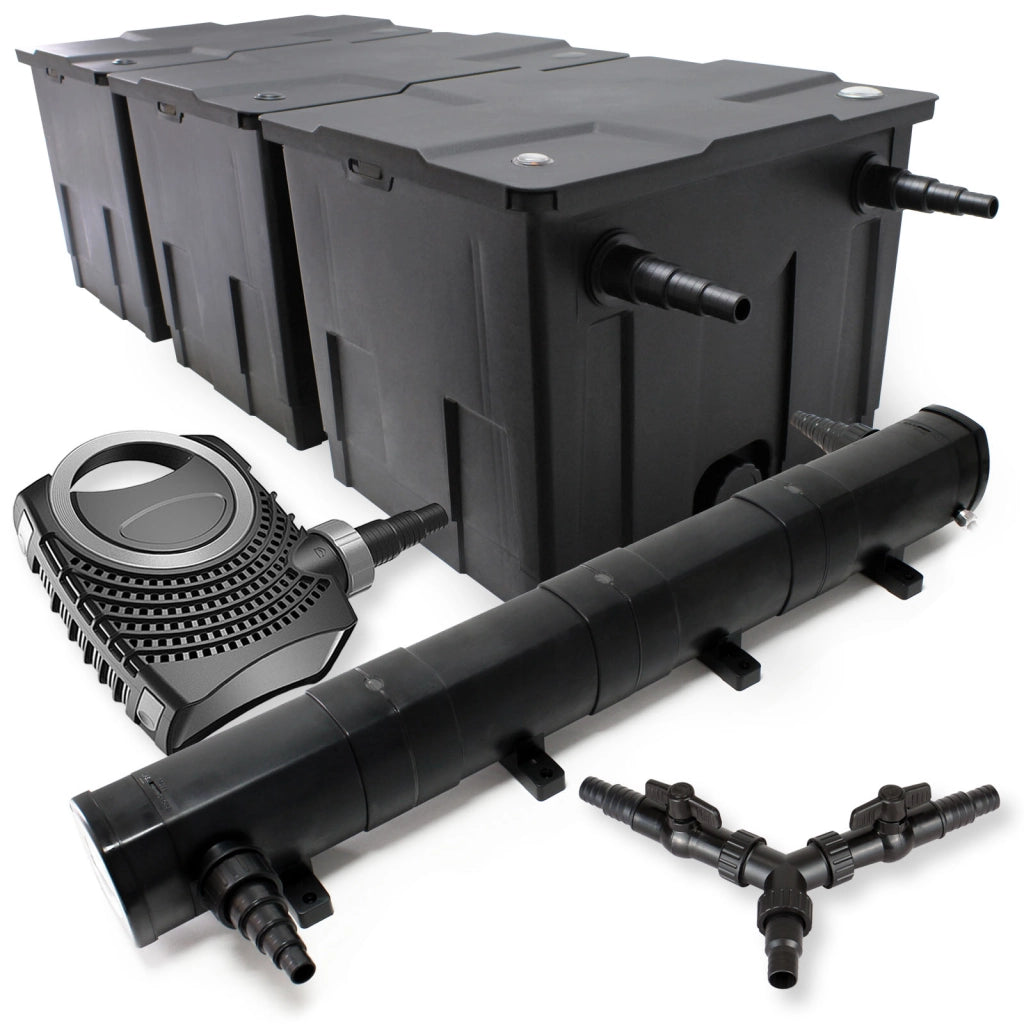 set per laghetti filtro 90000l chiarificatore 72W pompa NEO8000 70W