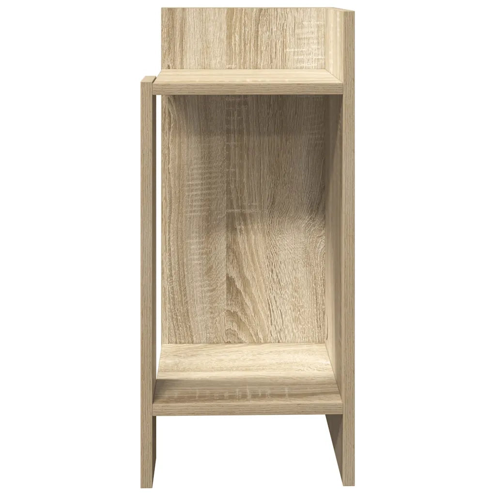 Tavolini Laterali 2pz con Ripiano Rovere Sonoma 25,5x27x60 cm 858547