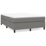 Letto matrimoniale | Letto per adulti | Struttura Letto a Rete a Molle Grigio Scuro 140x190 cm Tessuto