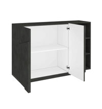  Ingresso moderno con scarpiera, appendiabiti e madia in finitura Ardesia ZTCASOGG3