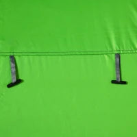 Tenda Doccia da Campeggio per Esterni con Porta a Cerniera, Borsa, Portaoggetti e Gancio, 126x124x189cm, Verde