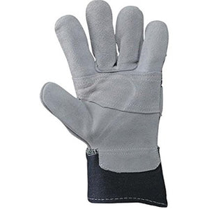 Guanti da lavoro crosta e tela jeans