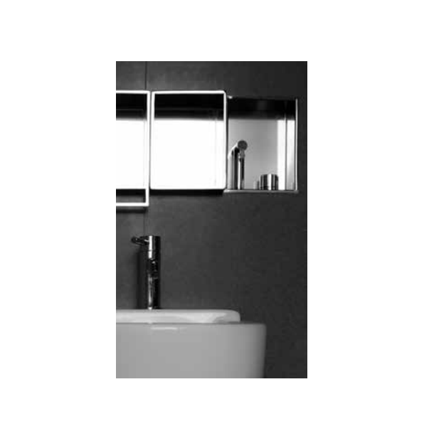 Idroscopino Arvag Inbox in acciaio inox BI0001 Satinato