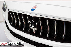 Auto Elettrica Per Bambini MASERATI GHIBLI 12V-Bianco