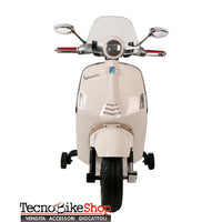 Moto Elettrica per Bambini Piaggio Vespa 946 12V con Parabrezza-Bianco