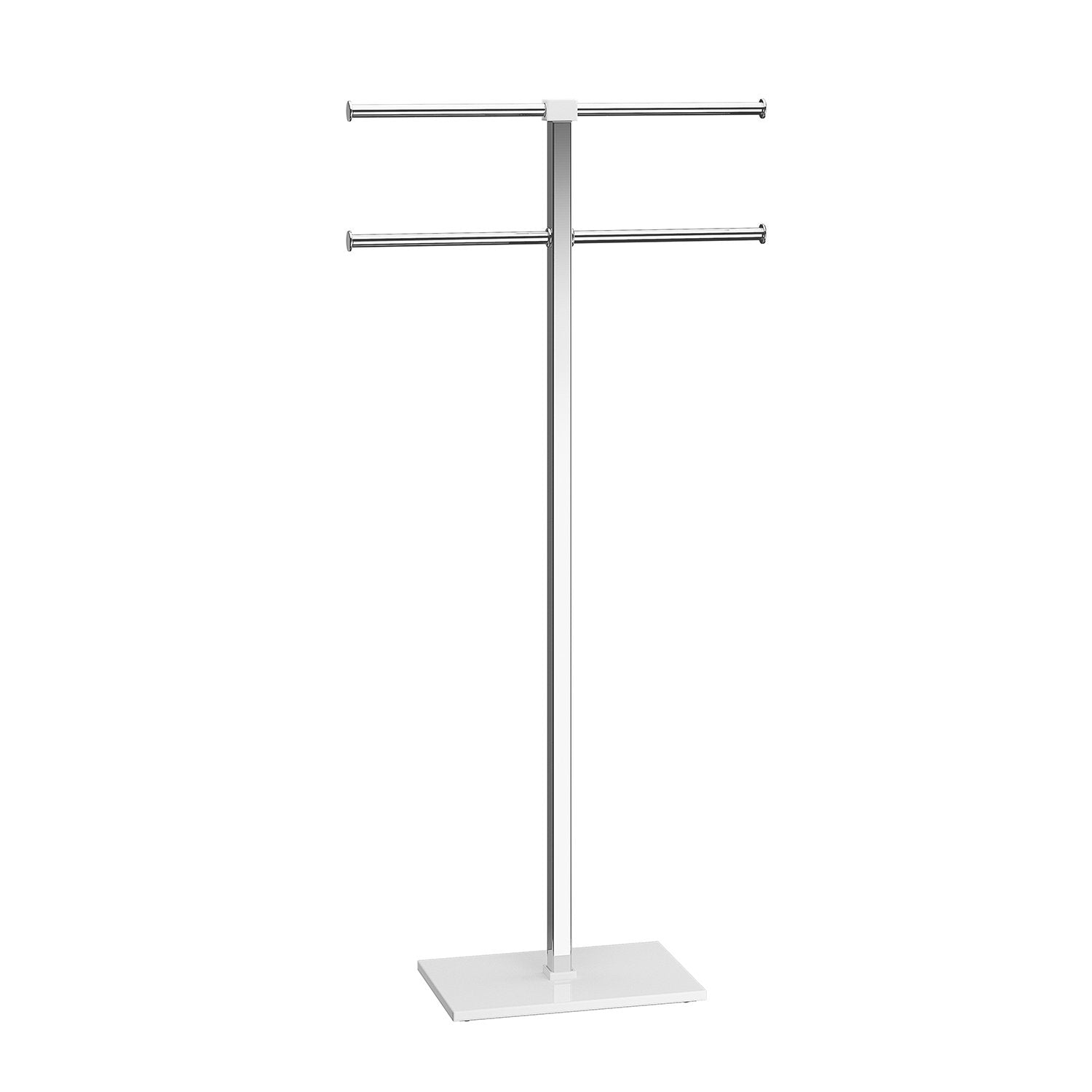 Piantana portasciugamani acciaio inox e resine termoplastiche serie Rainbow Gedy RA31 Bianco