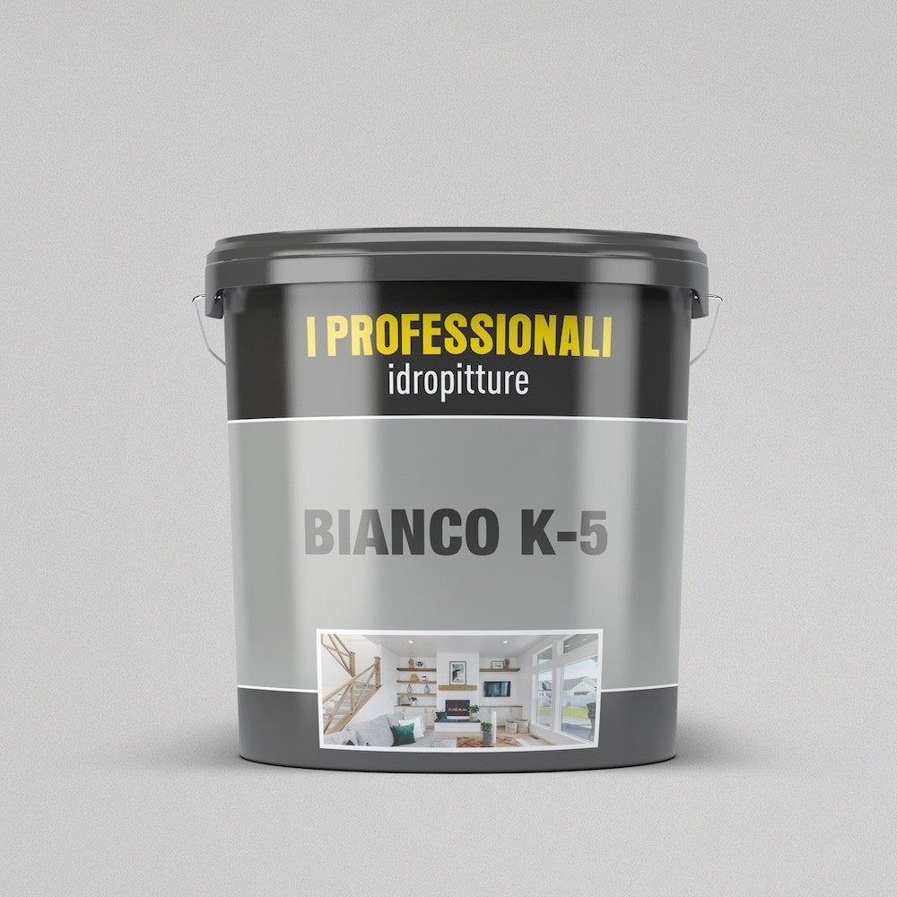 Idropittura Lavabile Bianko K-5 Interno - Rivestimenti Interni 606 - Litri 14