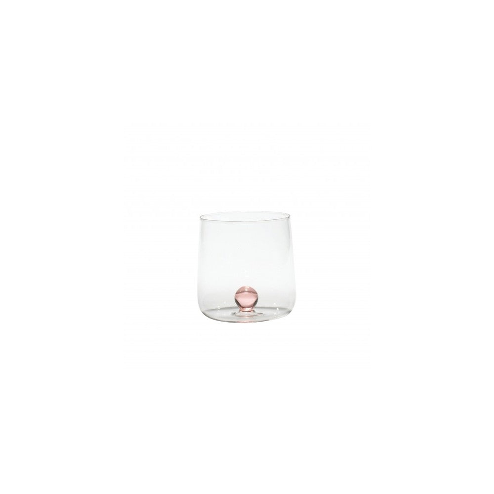 Bicchiere borosilicato Bilia Tumbler Zafferano set 6 pezzi colore Rosa
