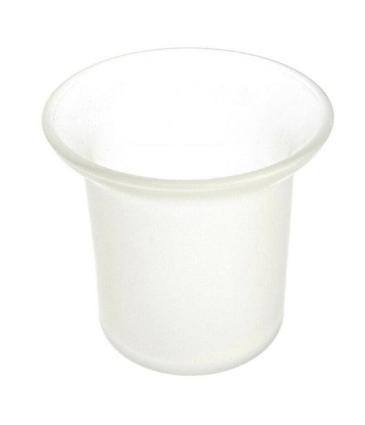 Bicchiere Di Ricambio Porta Scopino Wc In Vetro Satinato Bagno Accessori 52597         