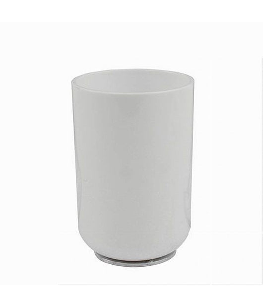 Bicchiere Porta Spazzolini Dentifricio Bianco Accessori Arredo Per Bagno 69463         