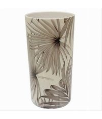 Bicchiere Porta Spazzolino Dentifricio Accessorio Arredo Bagno Tropicale 87068         