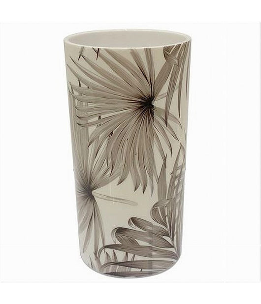 Bicchiere Porta Spazzolino Dentifricio Accessorio Arredo Bagno Tropicale 87068         