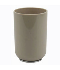 Bicchiere Portaspazzolini Dentifricio Tortora Silver Accessori Arredo Bagno 69467         