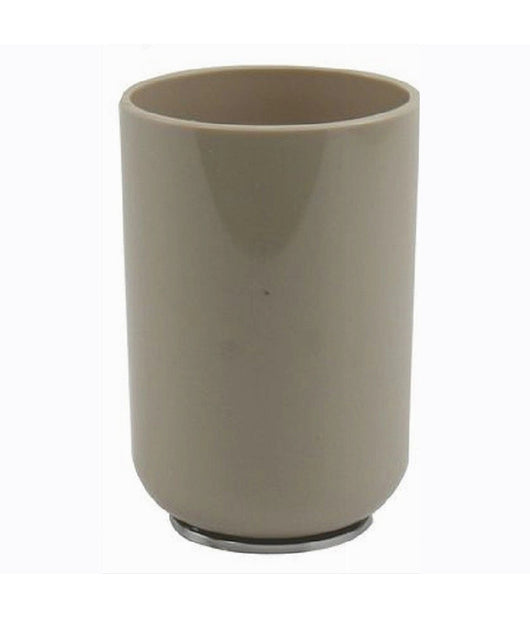 Bicchiere Portaspazzolini Dentifricio Tortora Silver Accessori Arredo Bagno 69467         