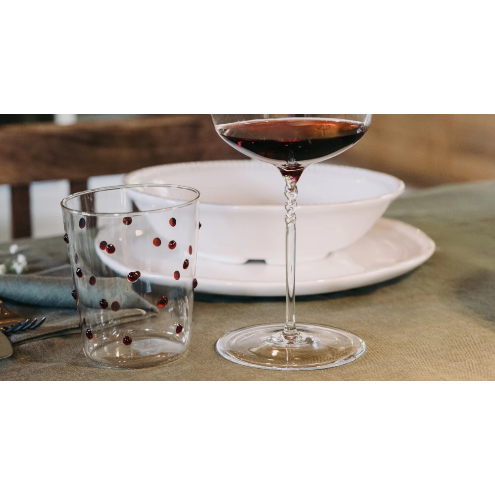 Bicchiere Zafferano Party Tumbler 45 Cl Set Multicolore 6 pezzi In Vetro