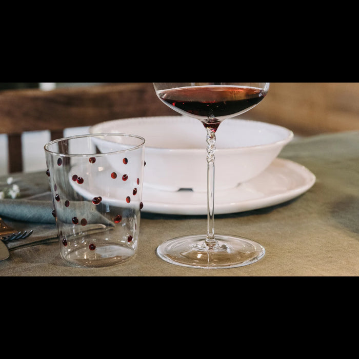 Bicchiere Zafferano Party Tumbler 45 Cl Set Multicolore 6 pezzi In Vetro