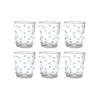 Bicchiere Zafferano Party Tumbler Bianco 45 Cl Set 6 pezzi In Vetro