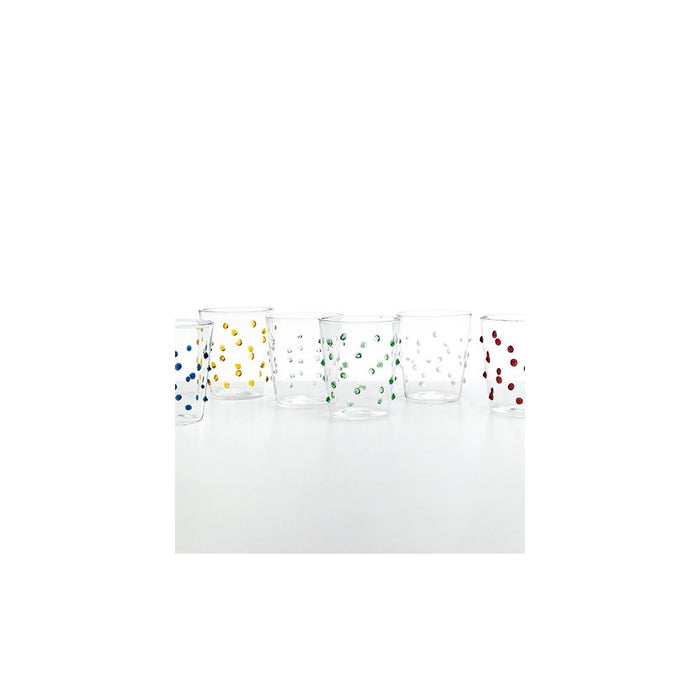 Bicchiere Zafferano Party Tumbler Bianco 45 Cl Set 6 pezzi In Vetro